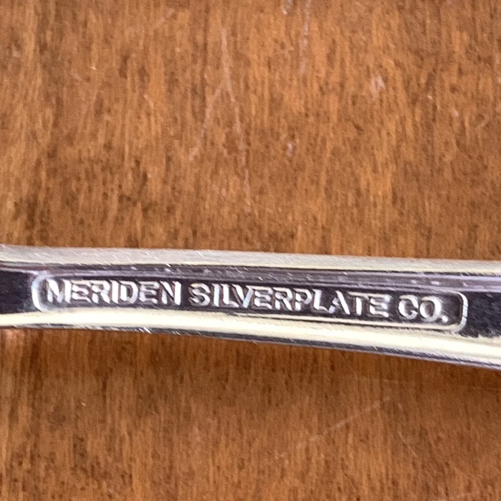 Vintage Meriden Silverplate 3 Pc. Condiment Set